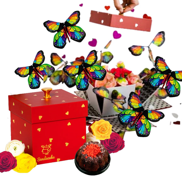 Sendacake Butterfly Surprise Explosion Gift Box