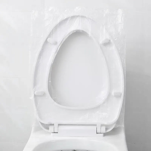 50Pcs Disposable Plastic Toilet Seat Covers